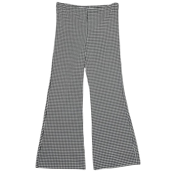 Vintage Montgomery Ward Houndstooth Flared Trousers Women’s Size Large